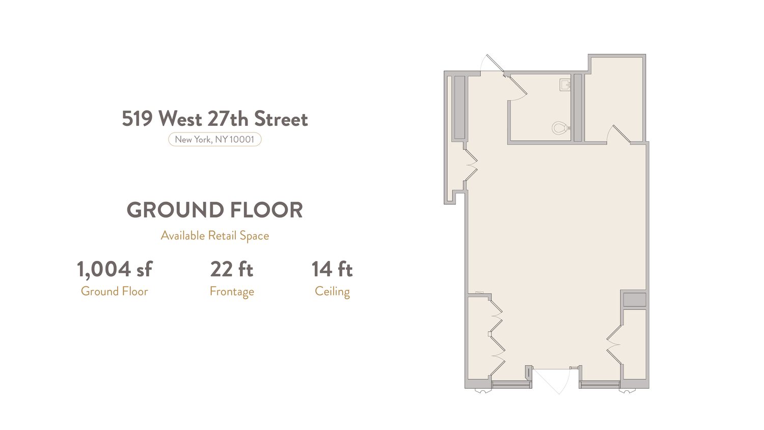 519 West 27th Street, New York, NY 10001, USA